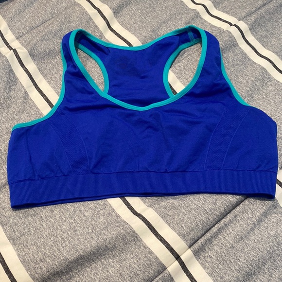 Blue Sports Bra - Picture 1 of 3